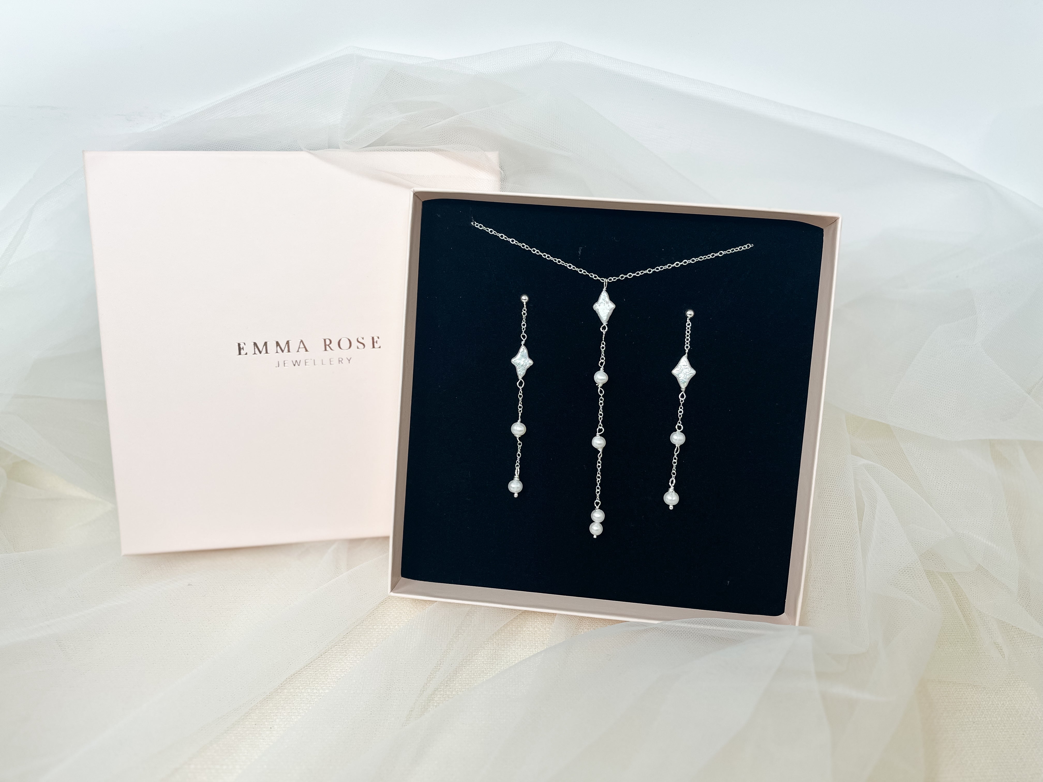 Long Pearl Drop Bridal Jewellery| Freshwater Pearl | Bride | Wedding Earrings | Bridal Jewellery | Gift | Occasion