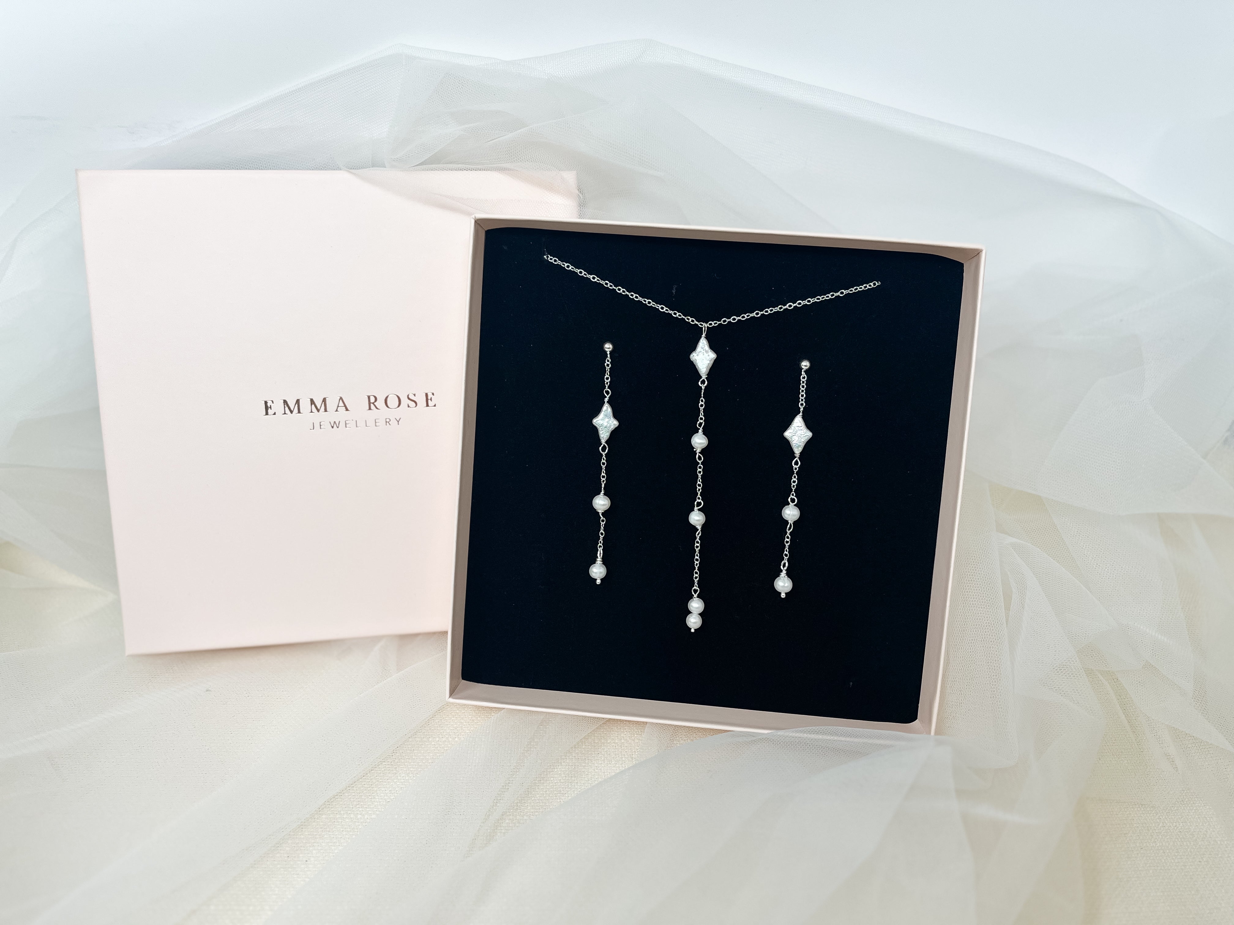 Long Pearl Drop Bridal Jewellery| Freshwater Pearl | Bride | Wedding Earrings | Bridal Jewellery | Gift | Occasion