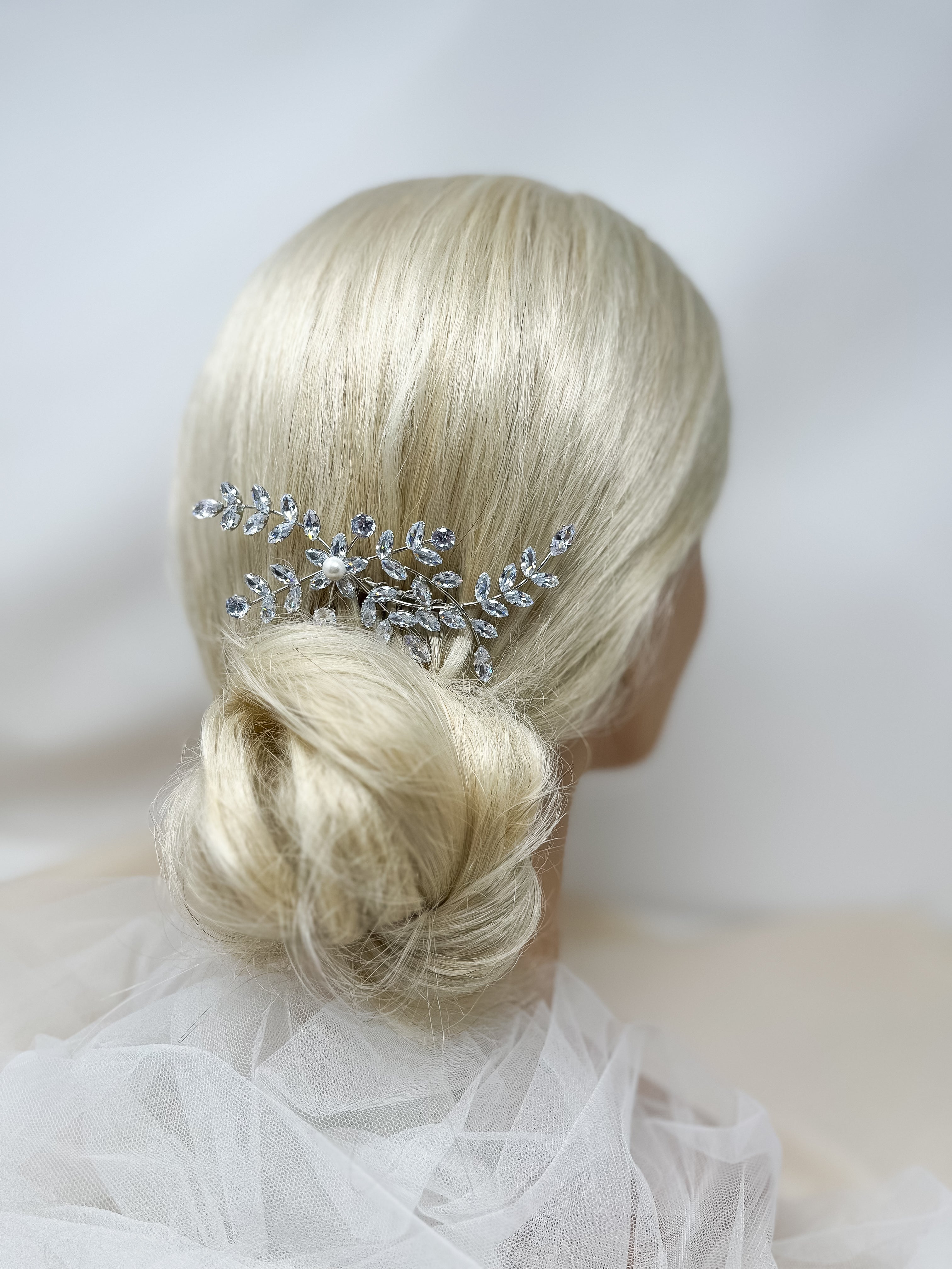 Sparkly Small Bridal Hair Comb