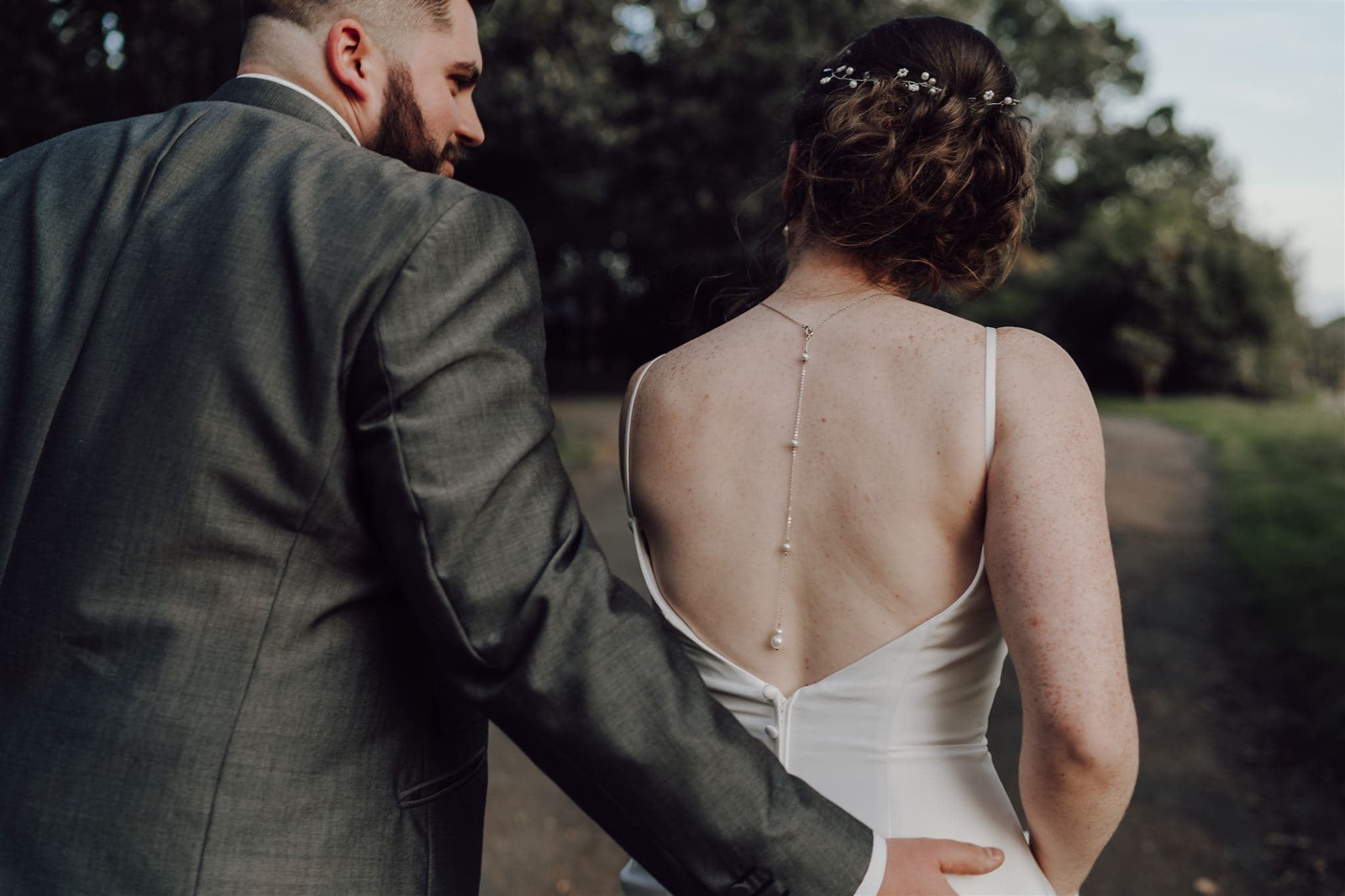Backdrop Necklace Bridal Accessory