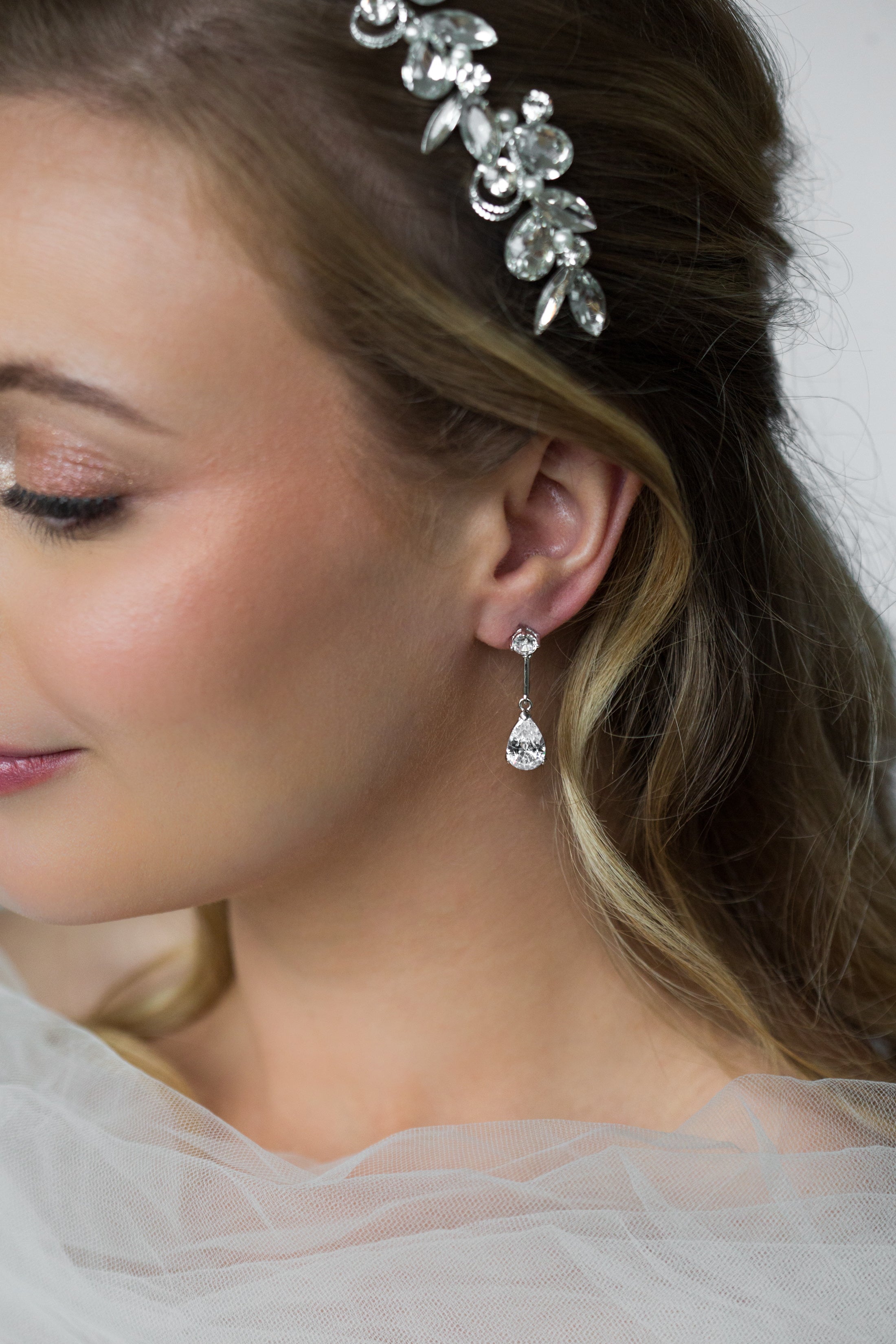 Sterling Silver Teardrop Earrings