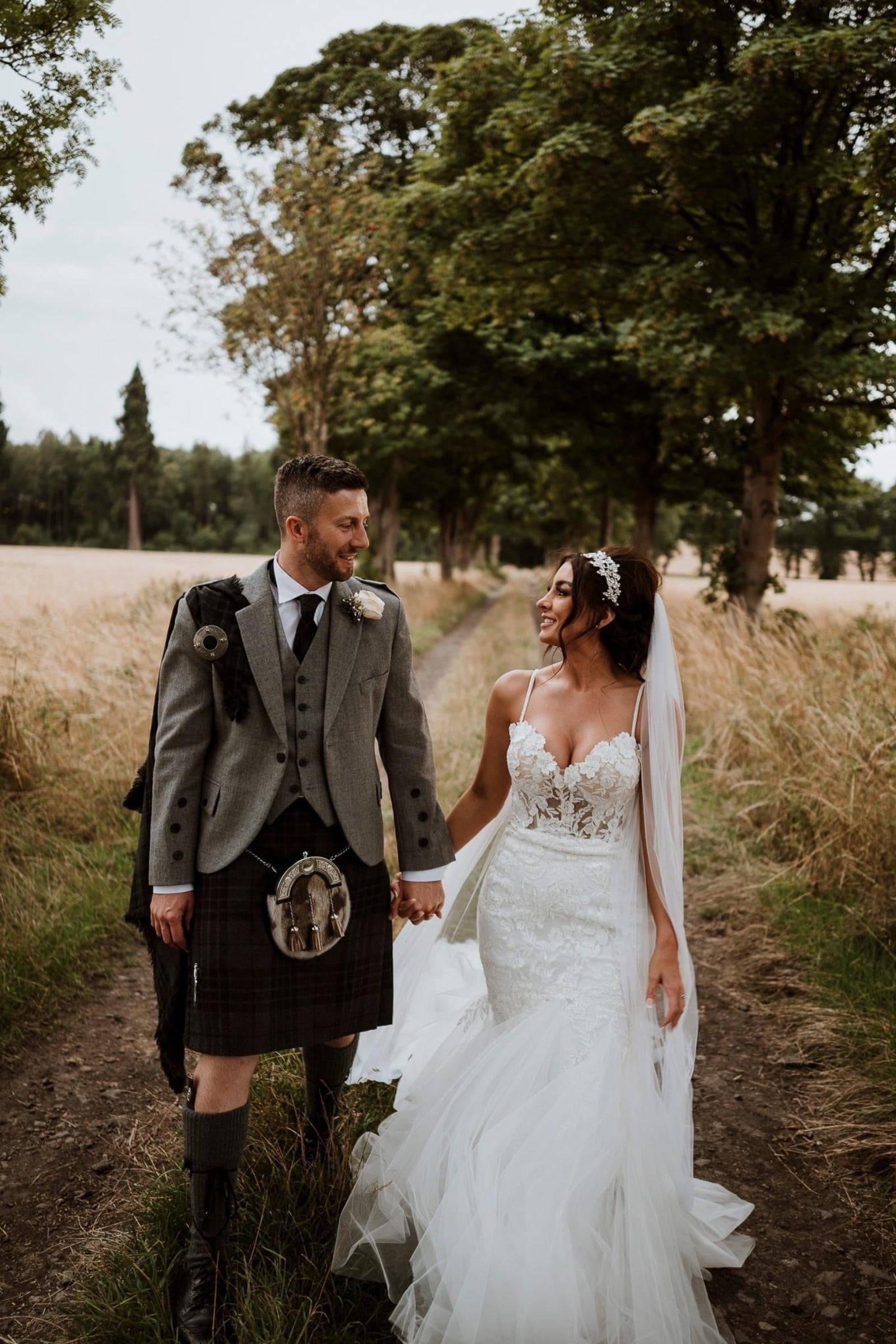 Full Statement Crystal Bridal Headband