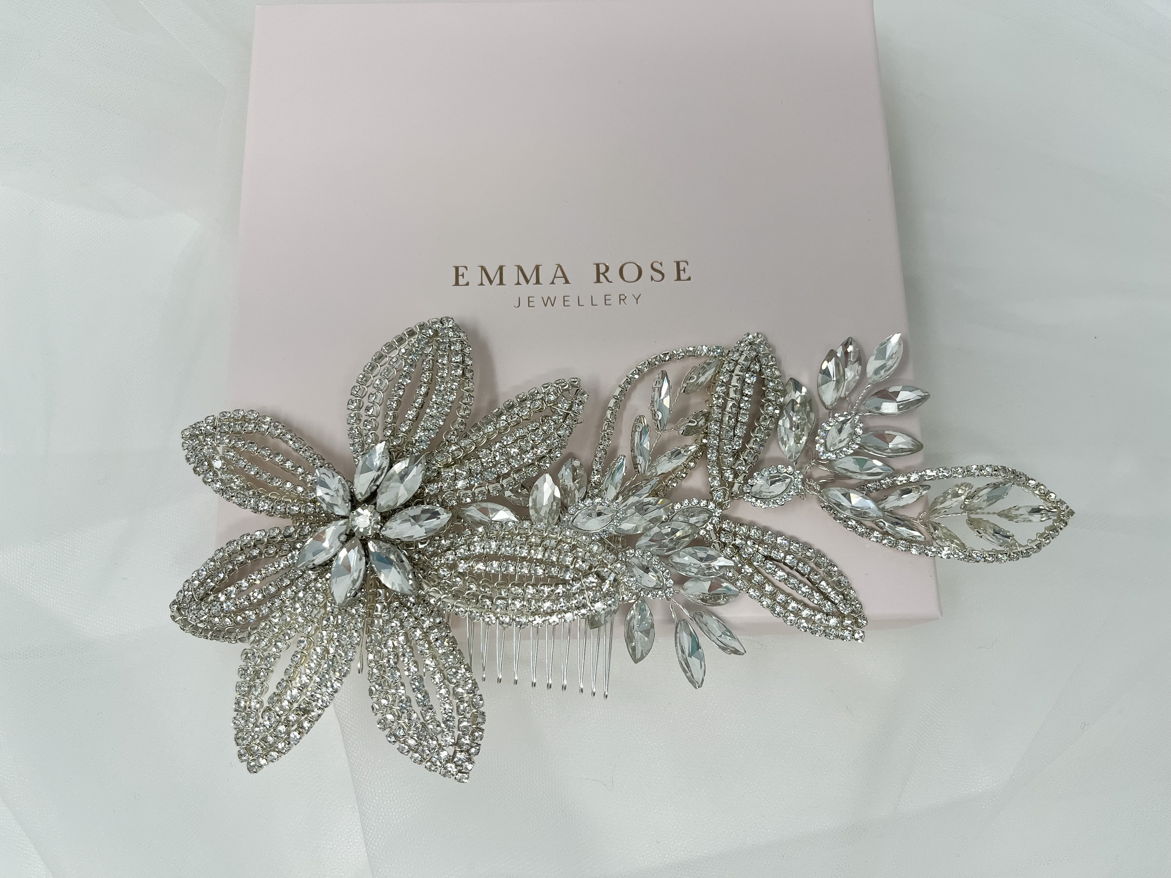 Large Flower Statement Hair Piece