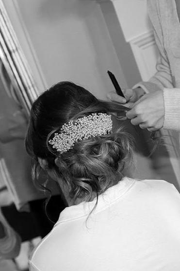 Pearl Cluster Bridal Hair Comb