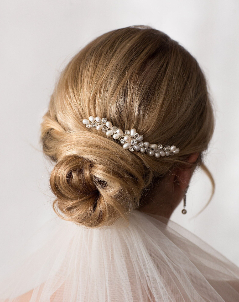 Freshwater Pearl Bridal Comb