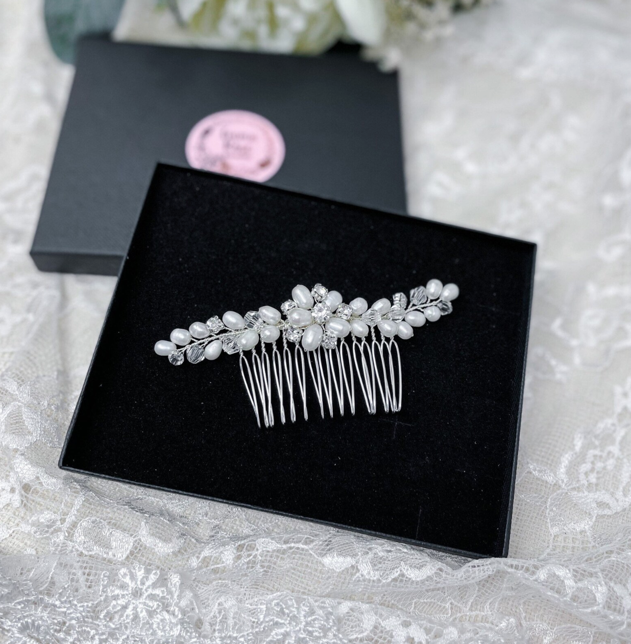 Freshwater Pearl Bridal Comb