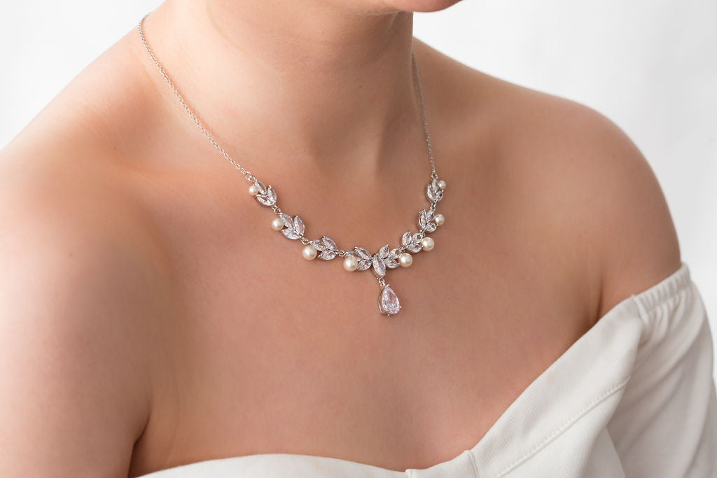 Statement Pearl Bridal Jewellery Set