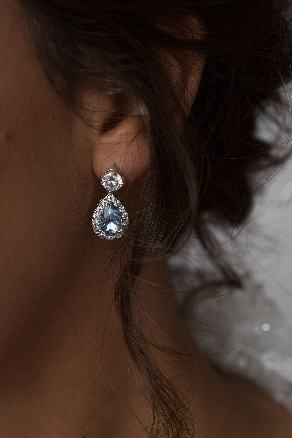 Light Blue Bridal Jewellery Set