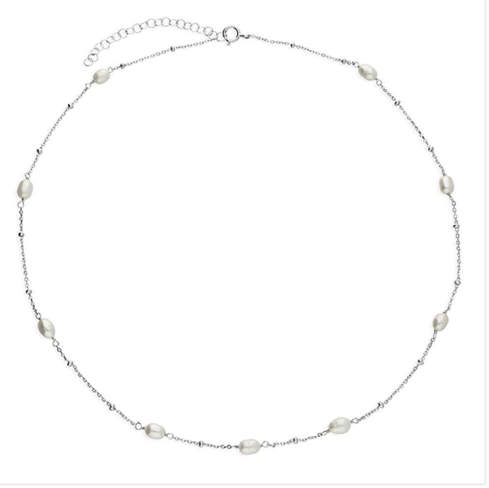 Pearl Necklace | Freshwater Pearl | Bride | Wedding | Bridal Jewellery | Gift | Occasion Sterling Silver