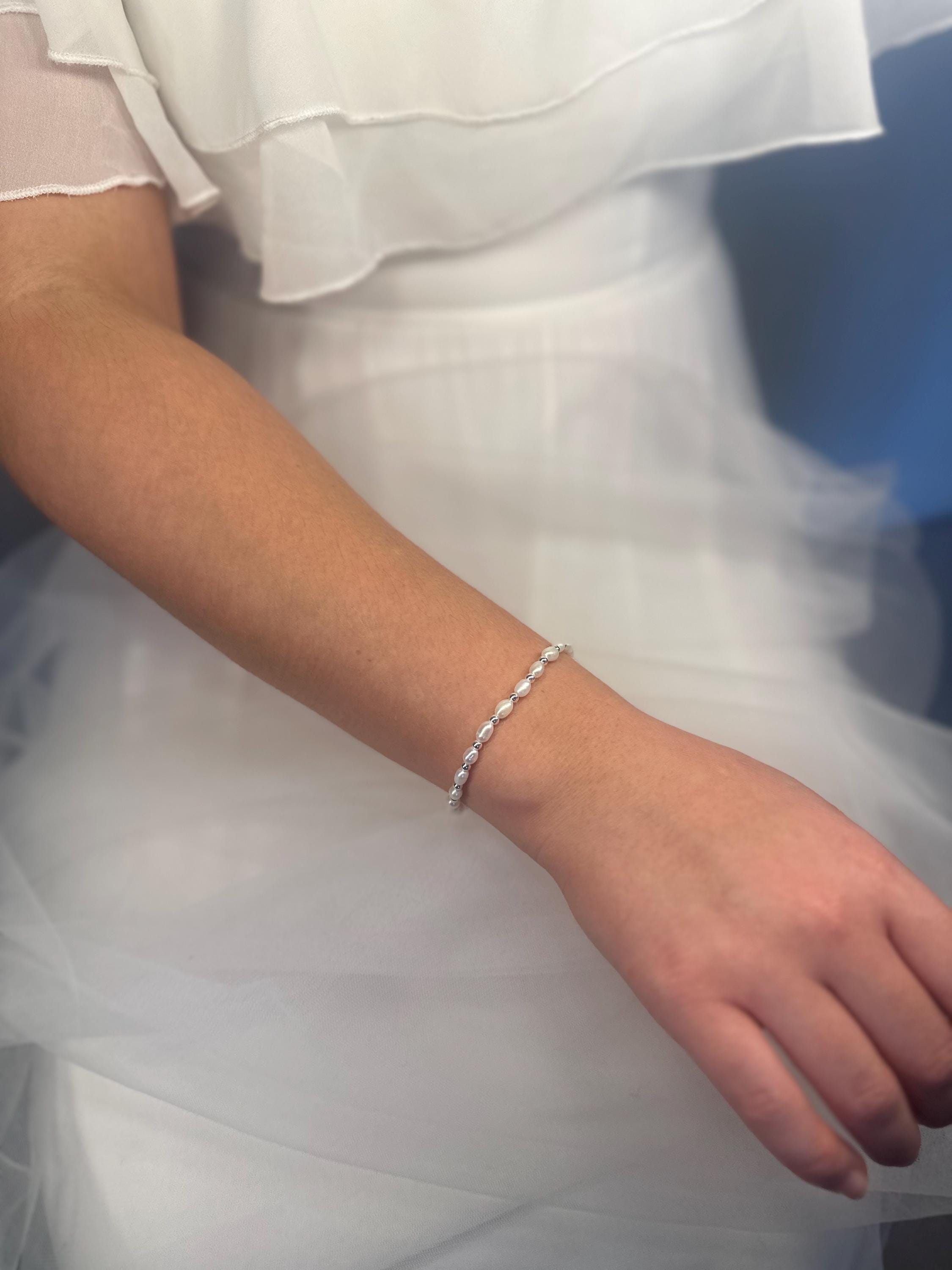Pearl Bracelet | Freshwater Pearl | Bride | Wedding | Bridal Jewellery | Gift | Occasion Sterling Silver