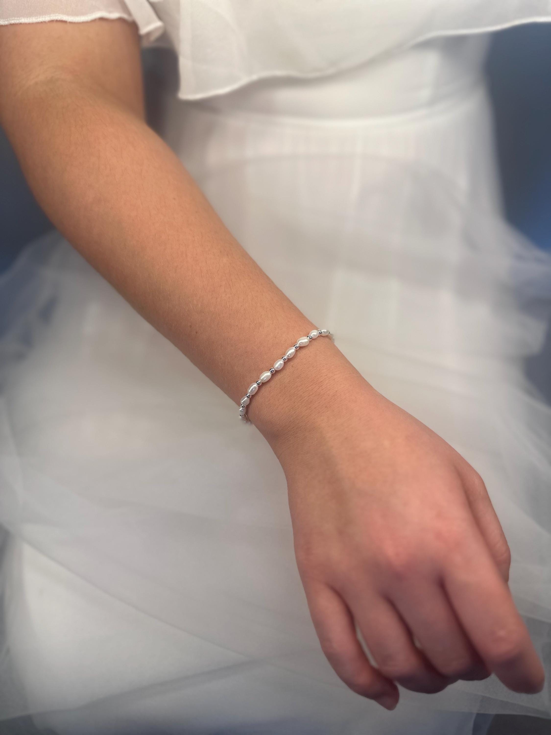 Pearl Bracelet | Freshwater Pearl | Bride | Wedding | Bridal Jewellery | Gift | Occasion Sterling Silver