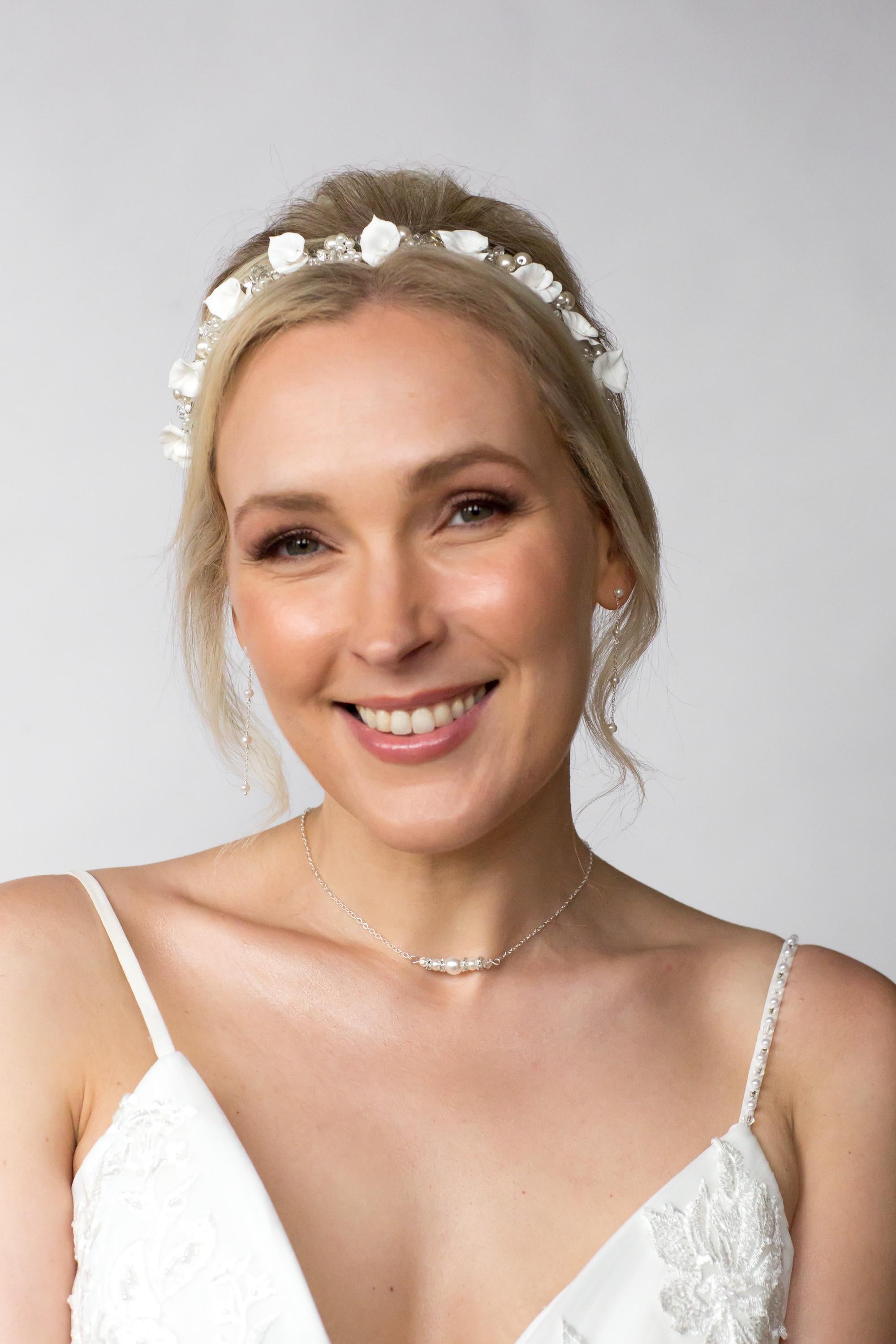 Bridal Crown | Large Pearl Tiara | Bride | Wedding | Headband