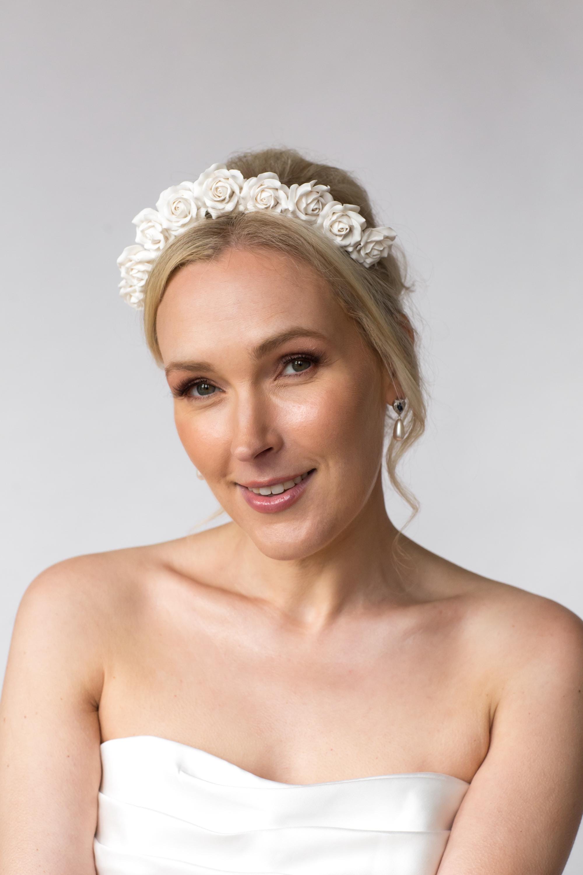Bridal Crown | Large Pearl Tiara | Bride | Wedding | Headband