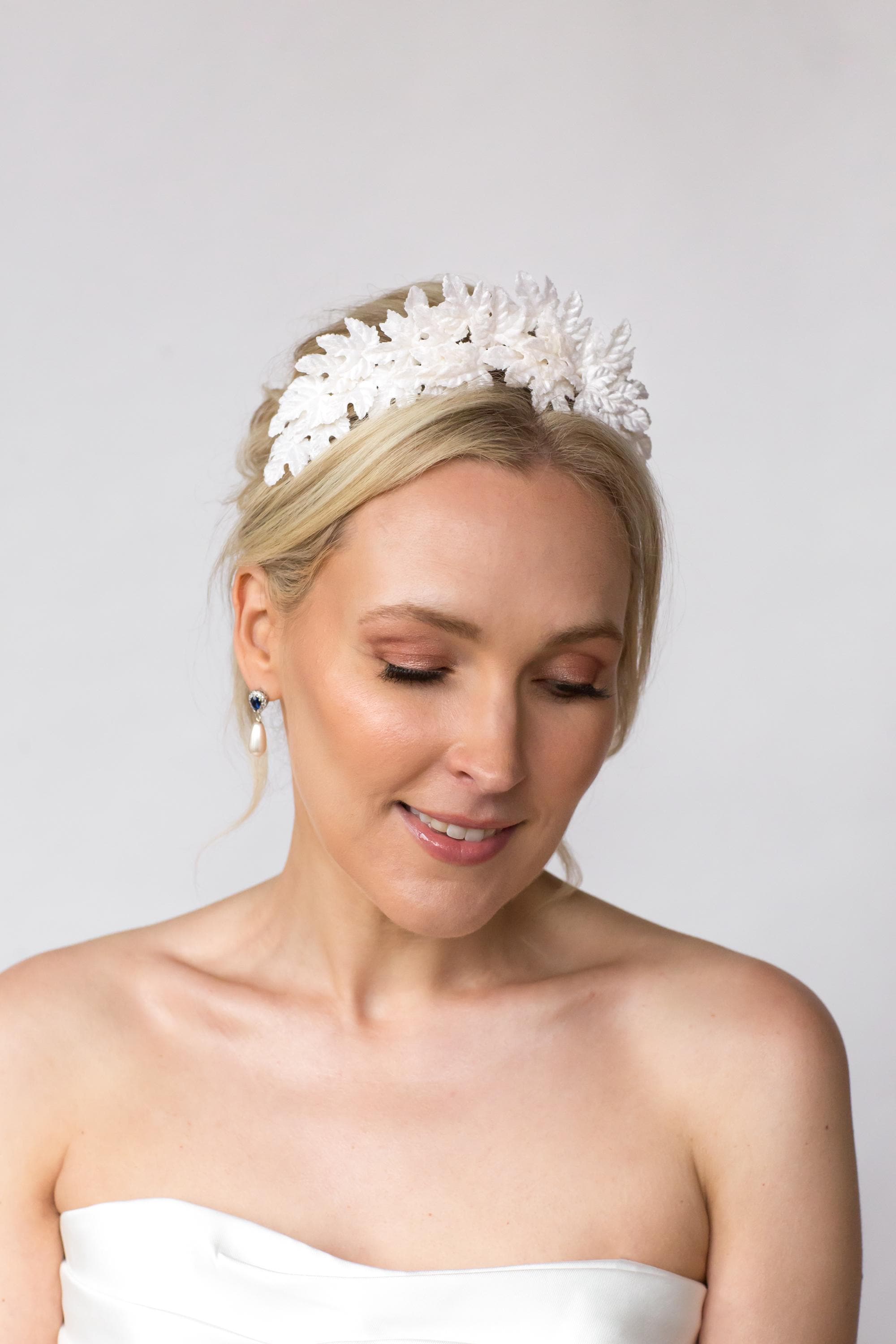Bridal Crown | Large Pearl Tiara | Bride | Wedding | Headband