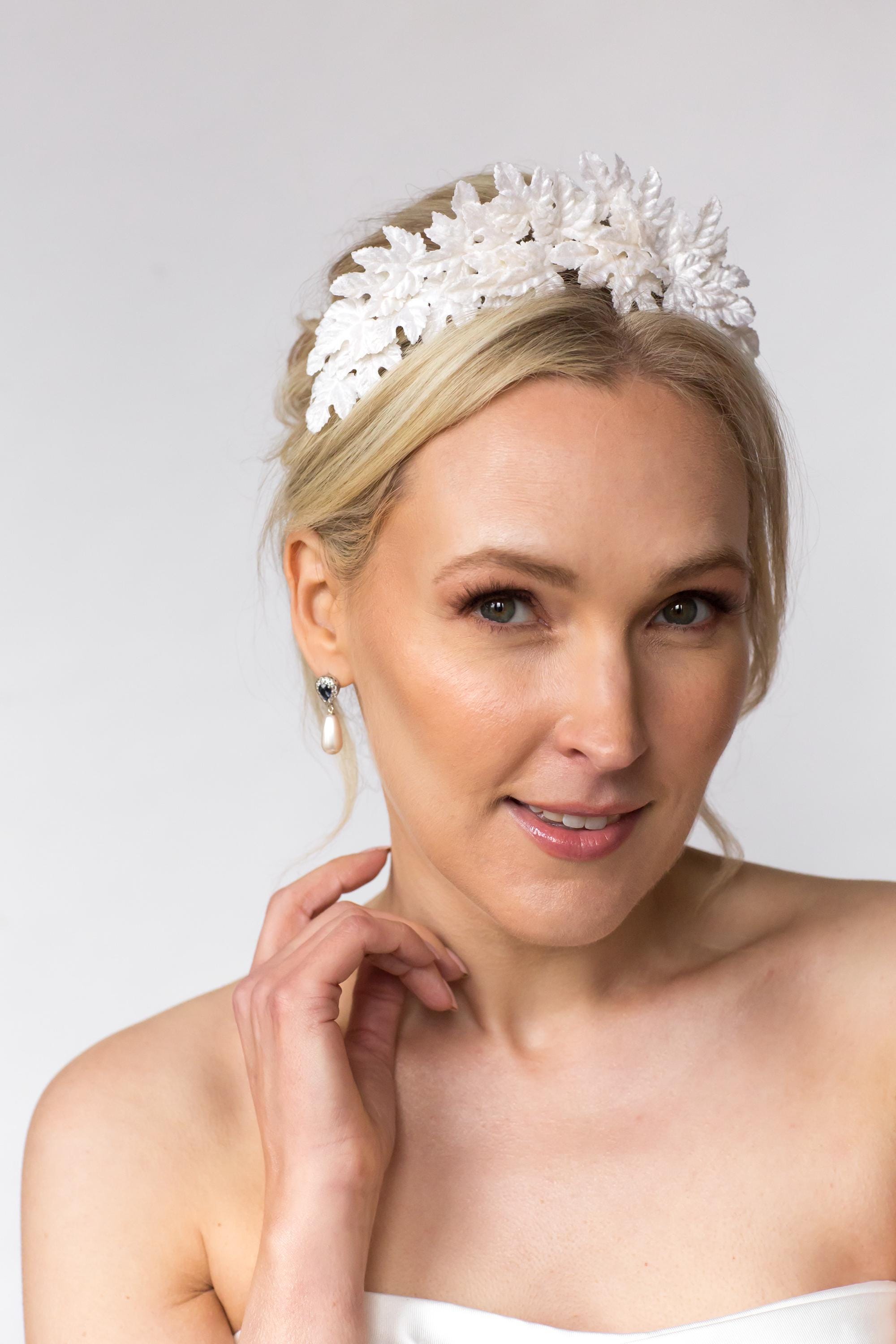 Bridal Crown | Large Pearl Tiara | Bride | Wedding | Headband