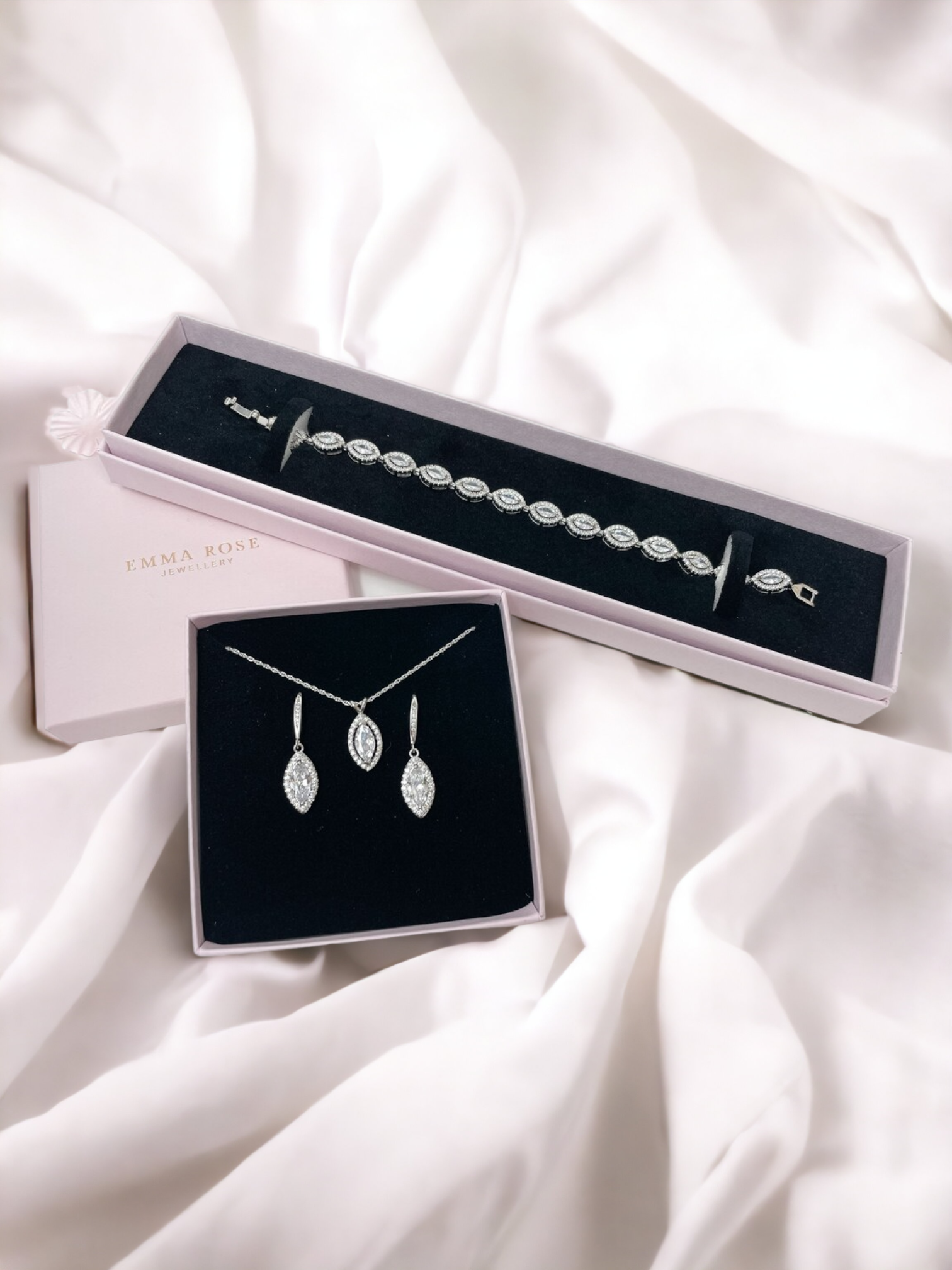 Marquise Drop Small Bridal Earrings