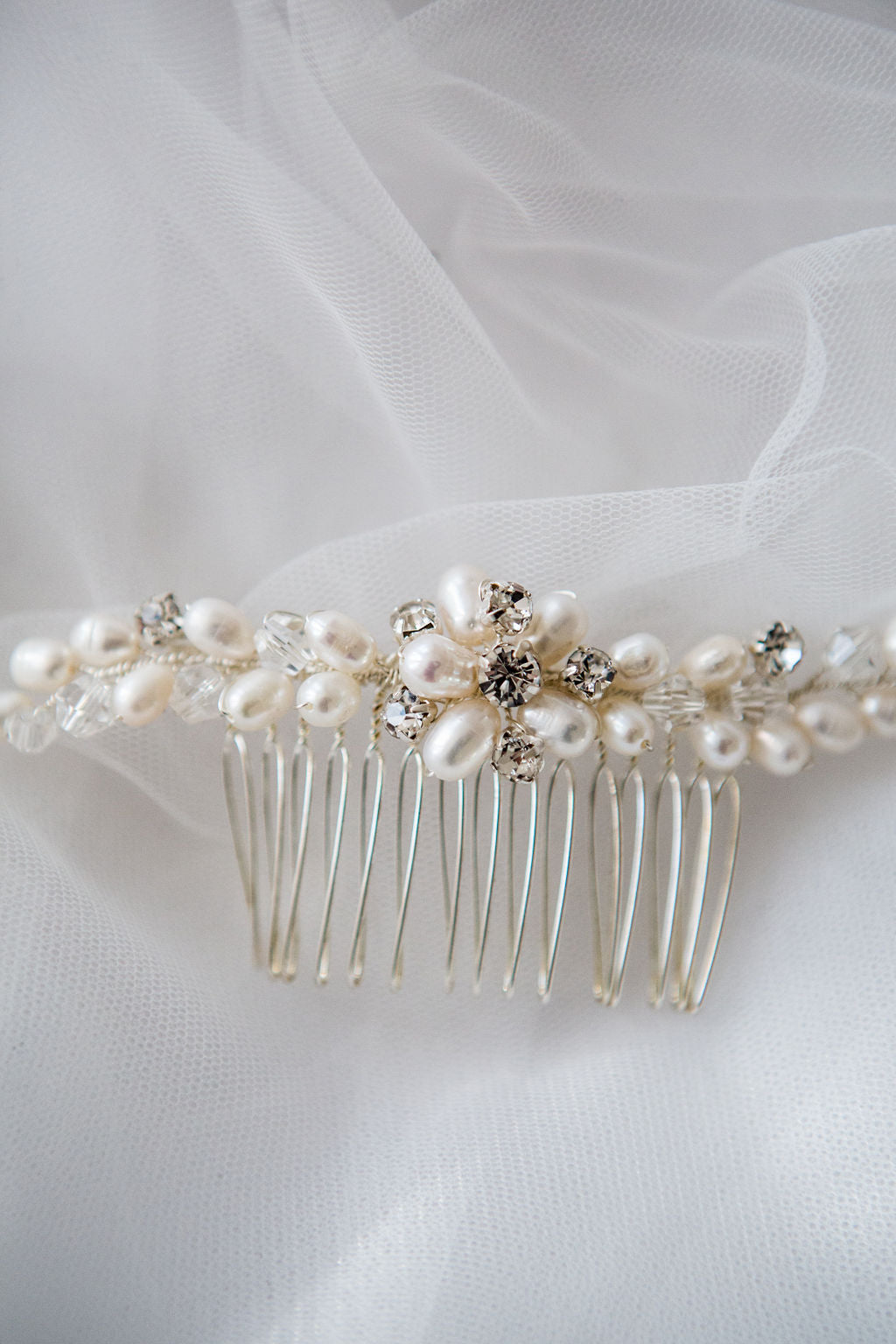 Freshwater Pearl Bridal Comb