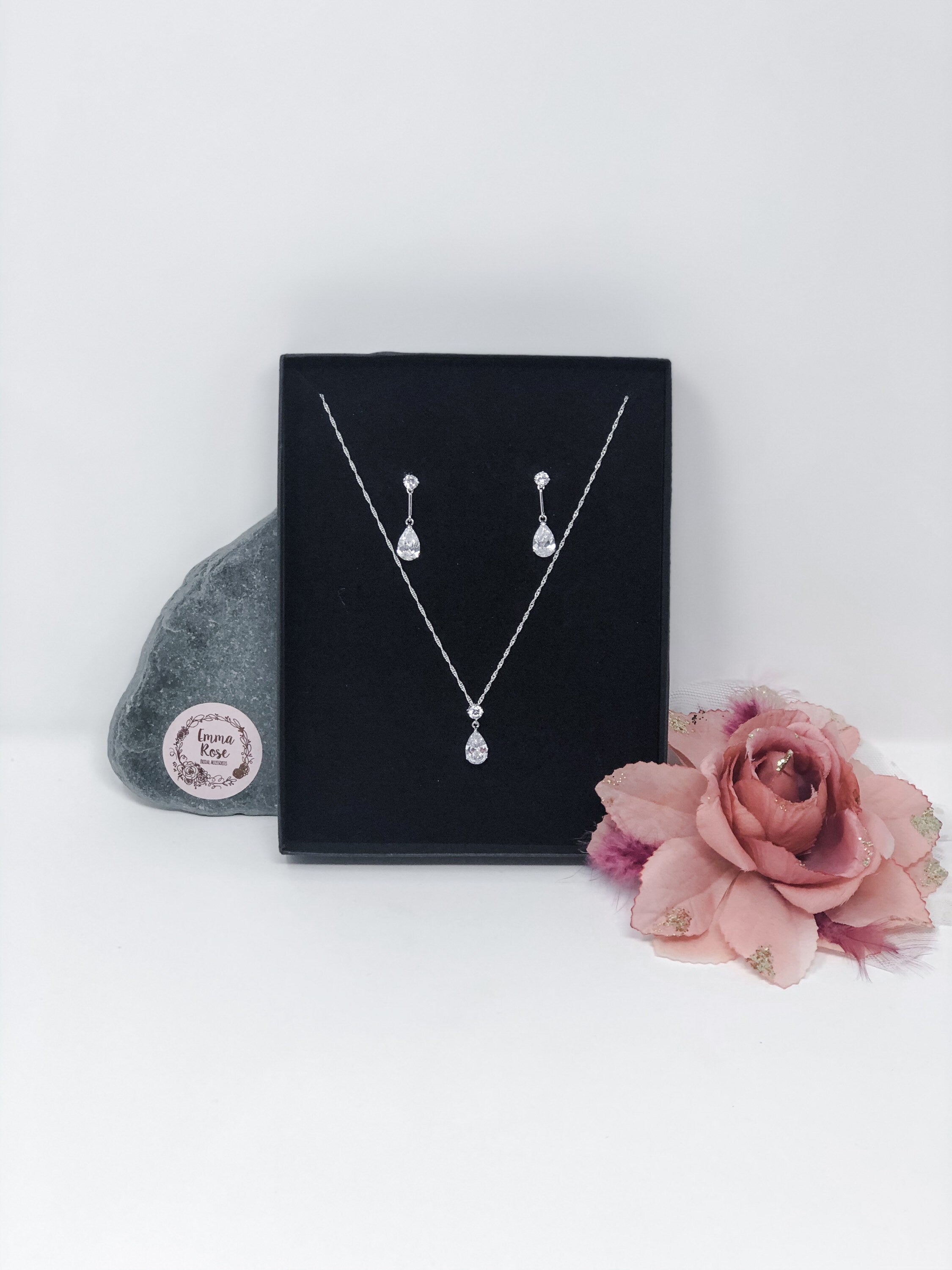 Sterling Silver Teardrop Earrings