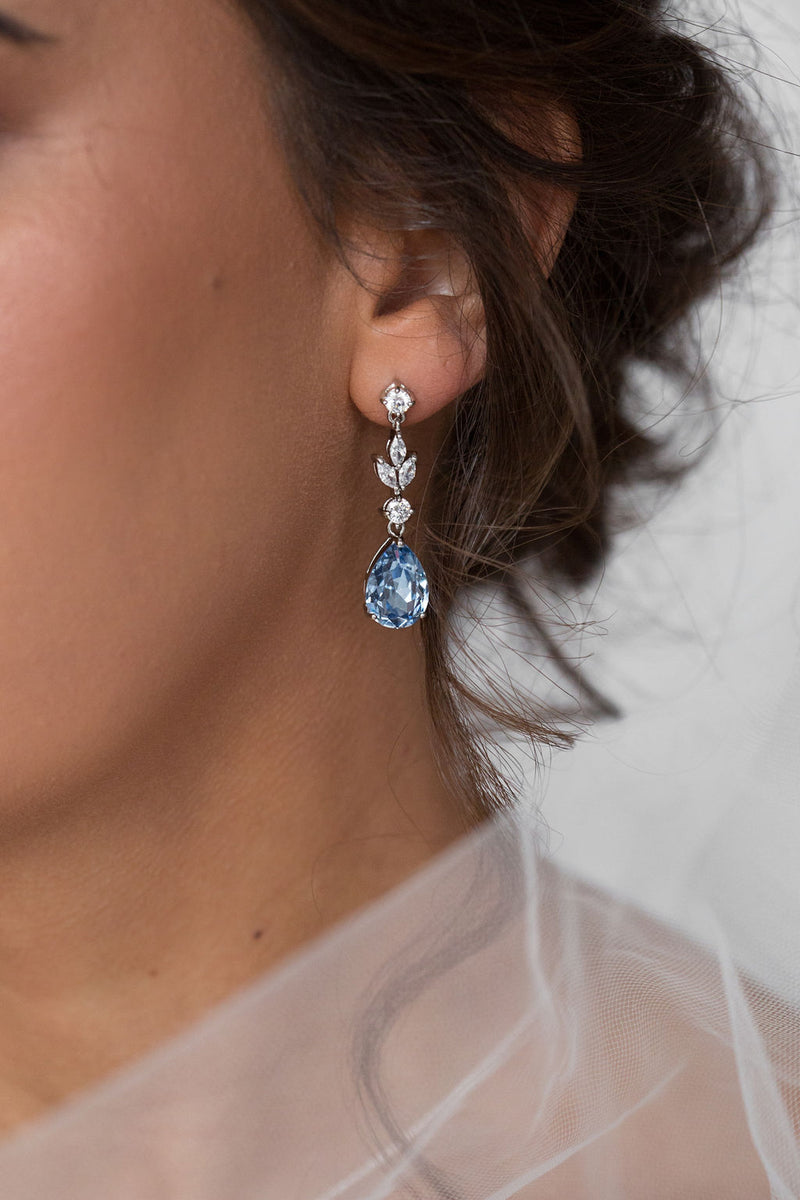 Choosing Blue Earrings for Your 'Something Blue' on Your Wedding Day Choosing Blue Earrings for Your 'Something Blue' on Your Wedding Day