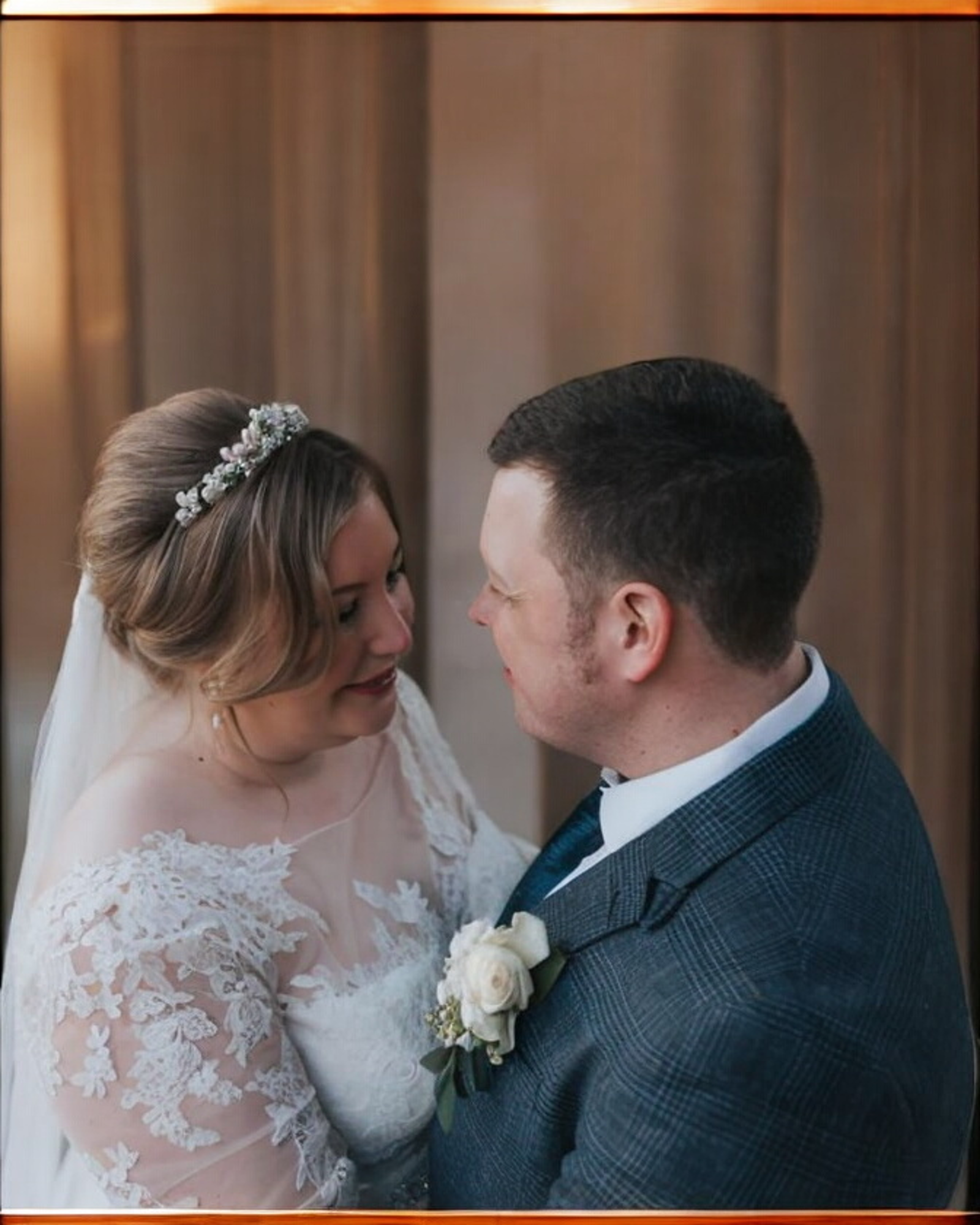 Rebecca’s Custom Tiara: A Teal and Ivory Dream with Peacock Accents