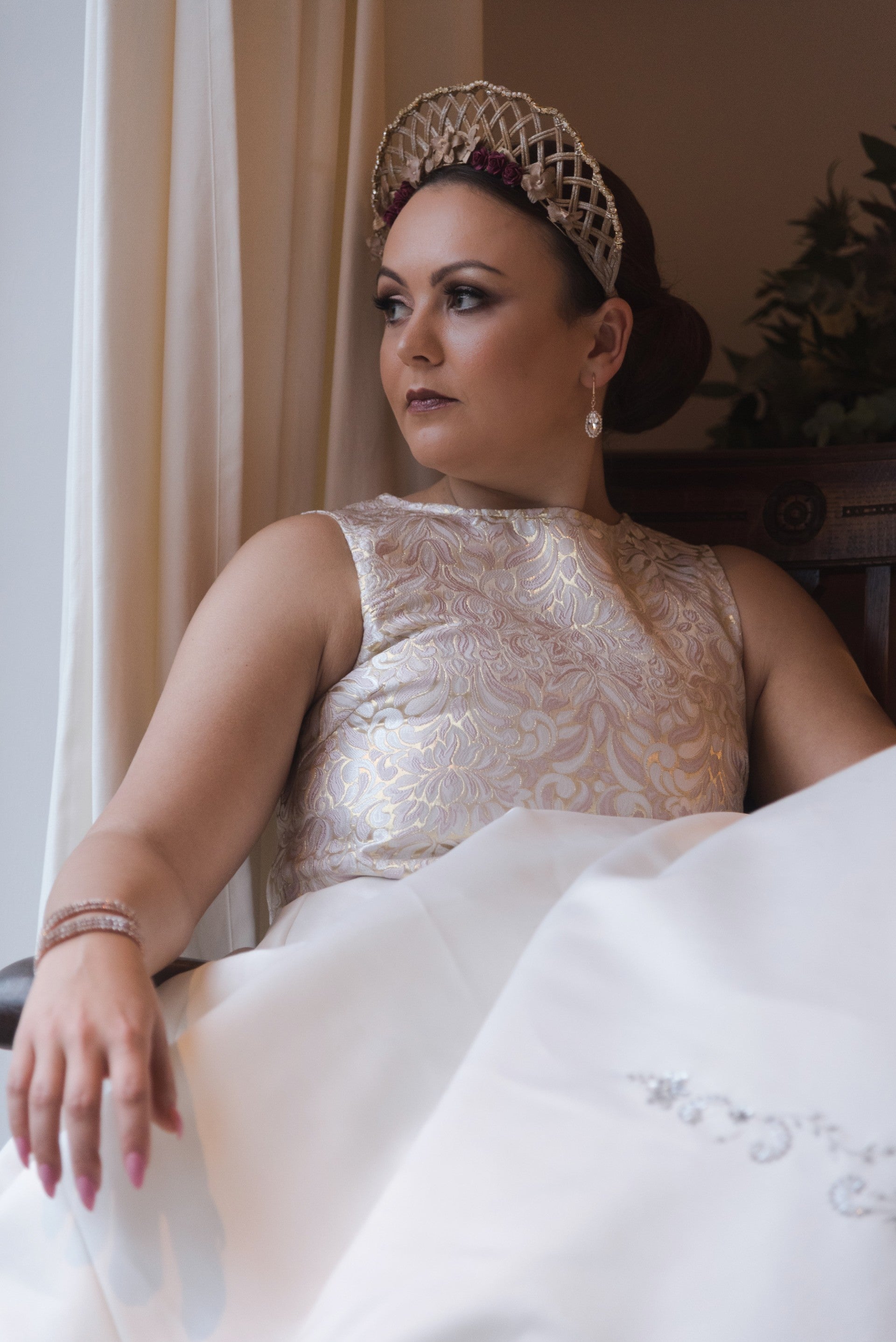 Embracing the Beauty of Up-Cycling Vintage Treasures into Modern Bridal Hair Accessories