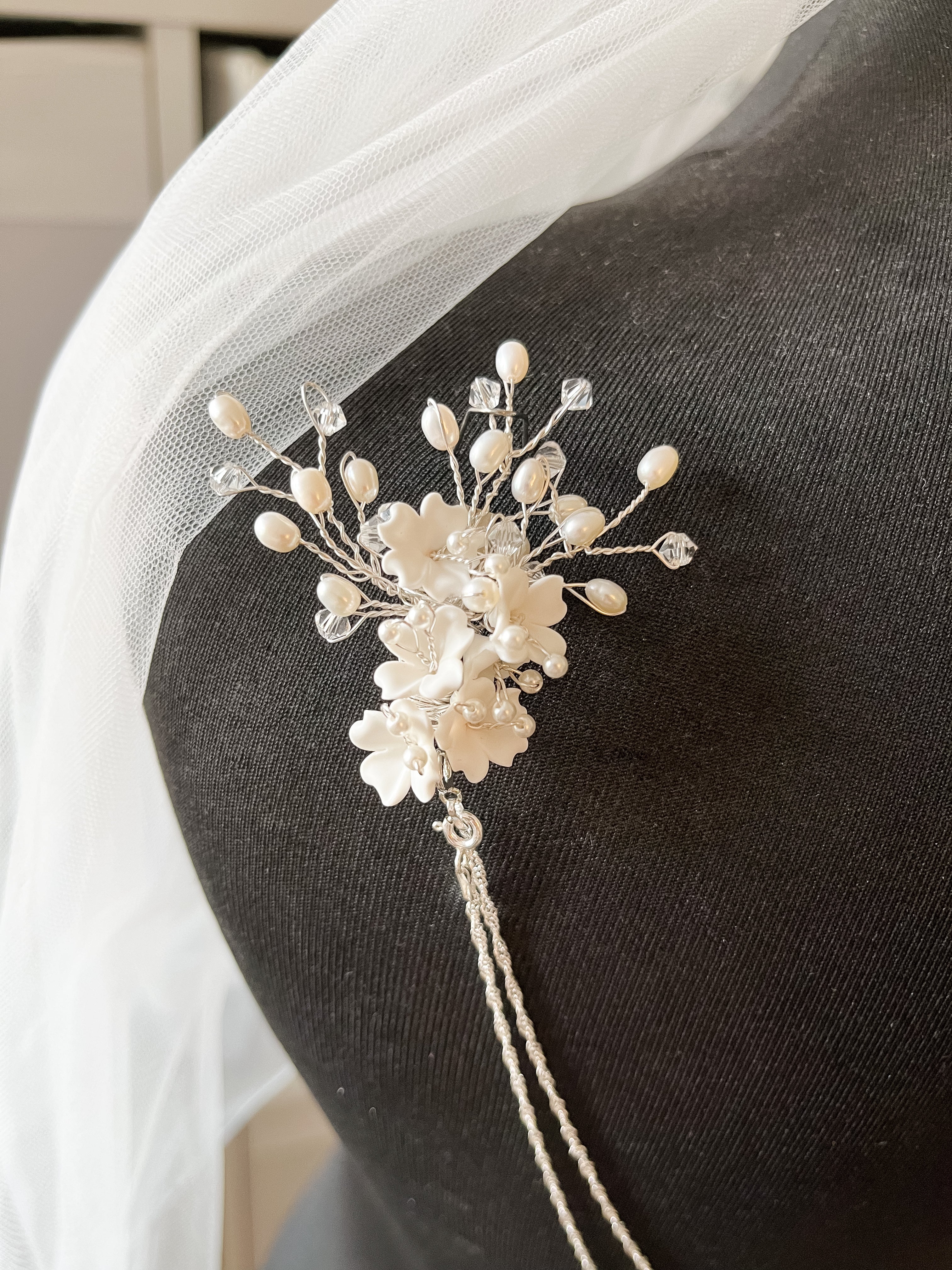 Bridal Back drape Dress Jewellery