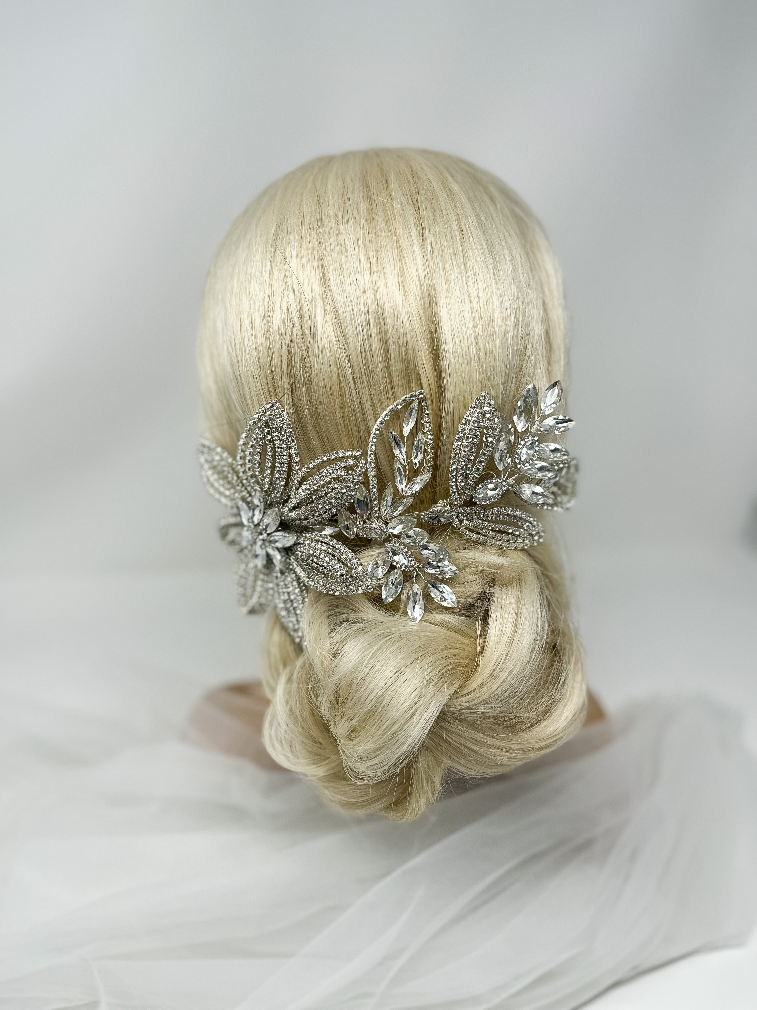 Large Flower Statement Hair Piece