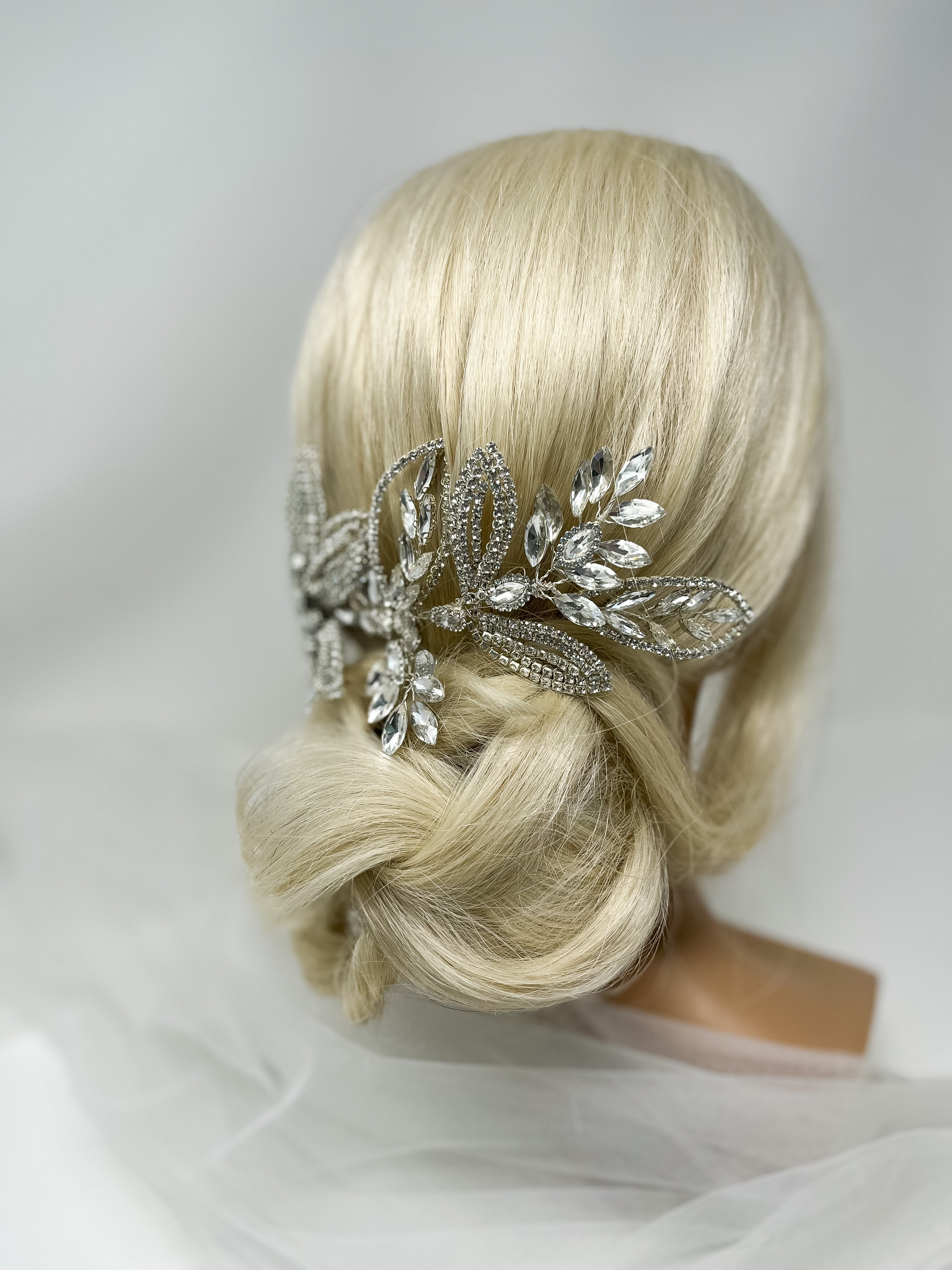 Large Flower Statement Hair Piece