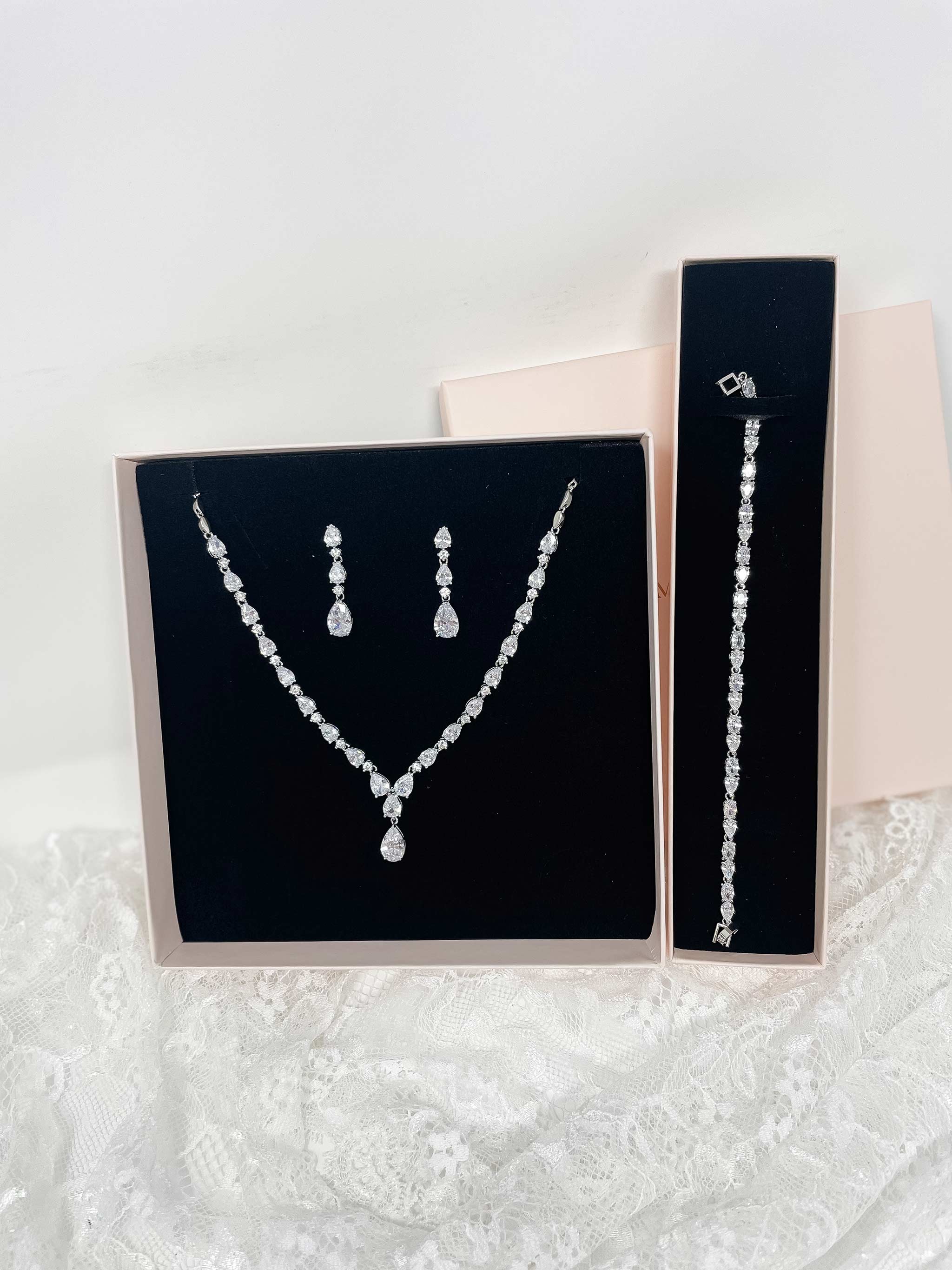 Statement Crystal Bridal Jewellery Set