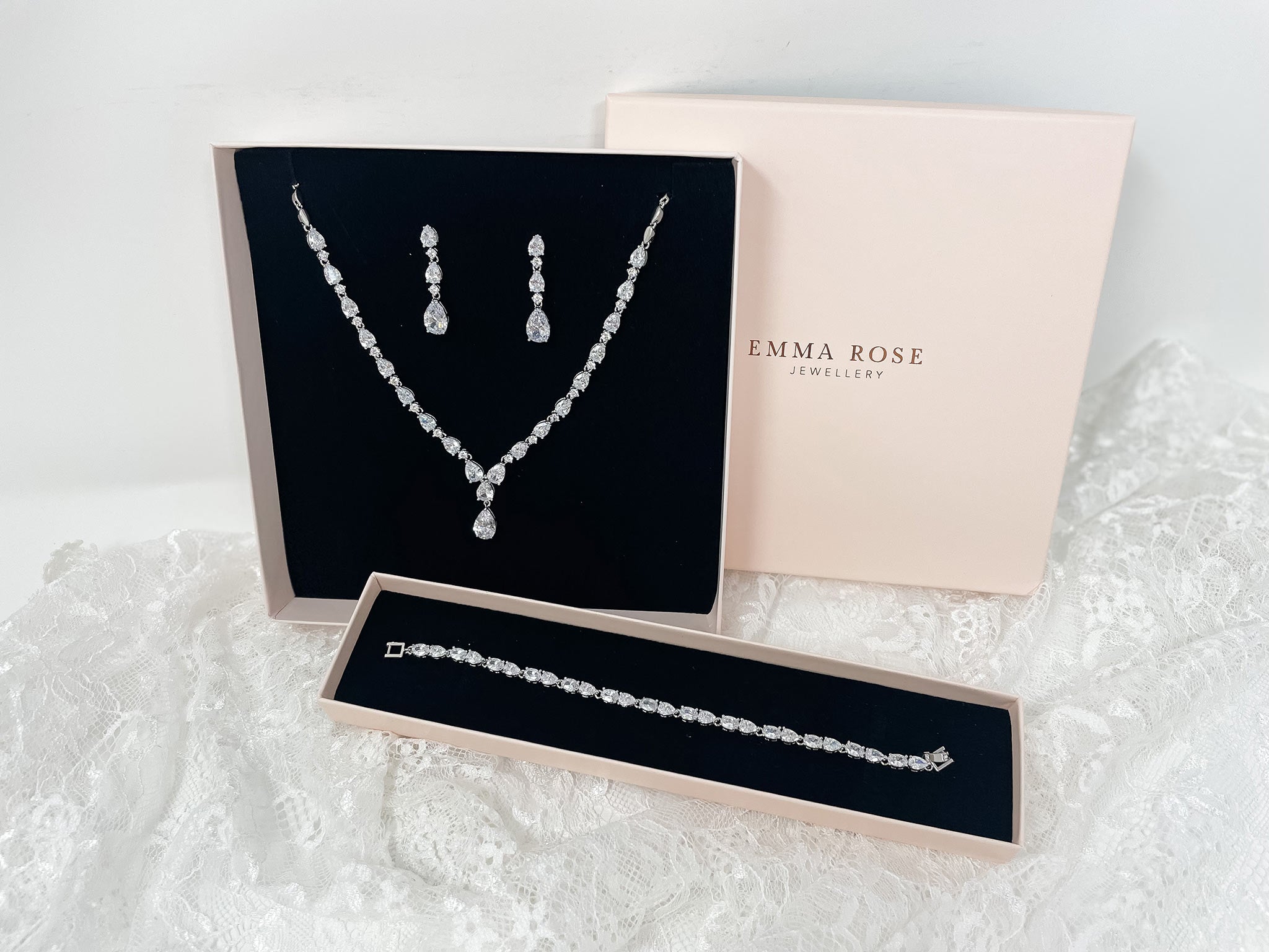 Statement Crystal Bridal Jewellery Set