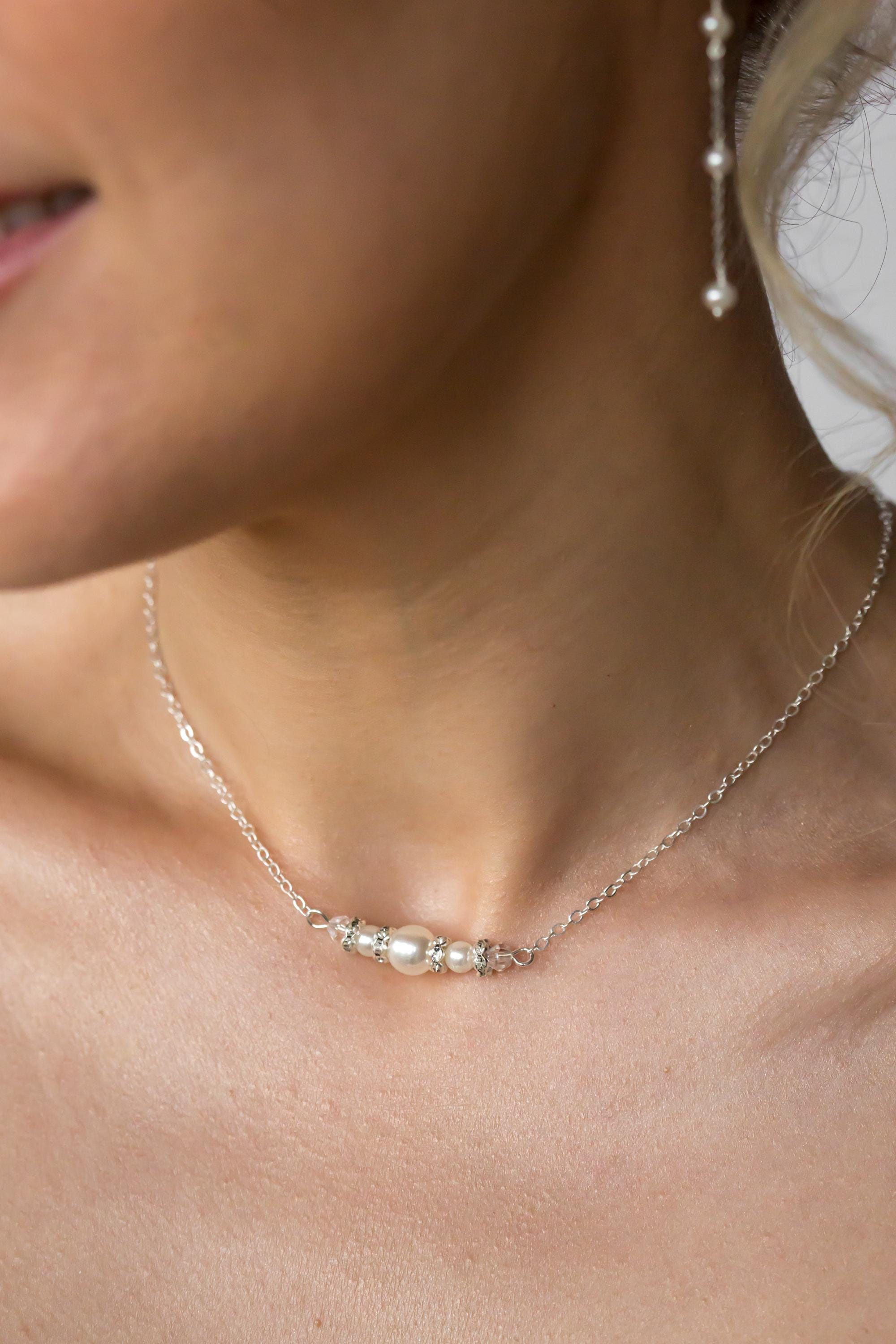 Backdrop Necklace | Back Jewellery | Bridal Jewellery | Wedding Dress Jewellery | Sterling Silver