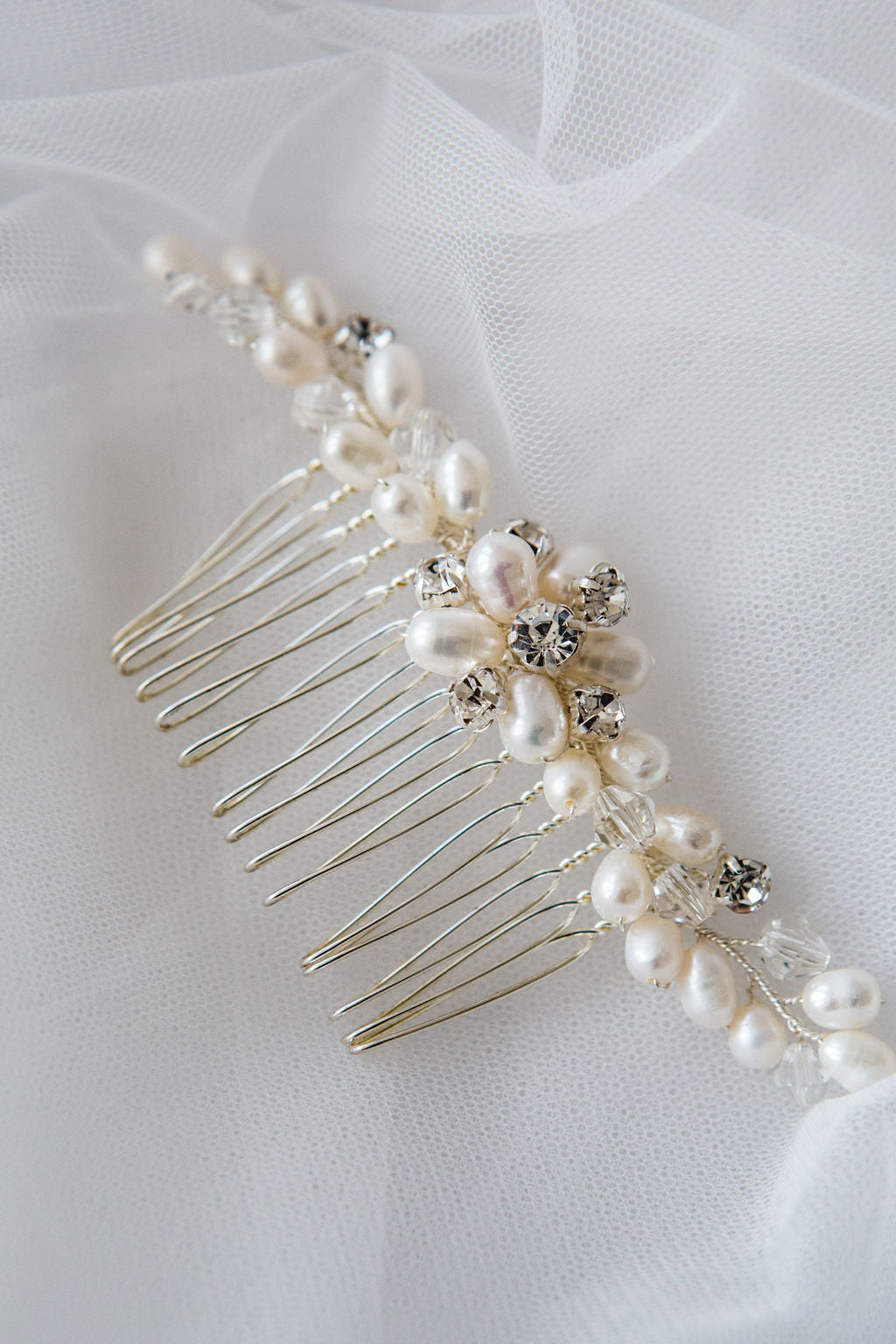 Freshwater Pearl Bridal Comb