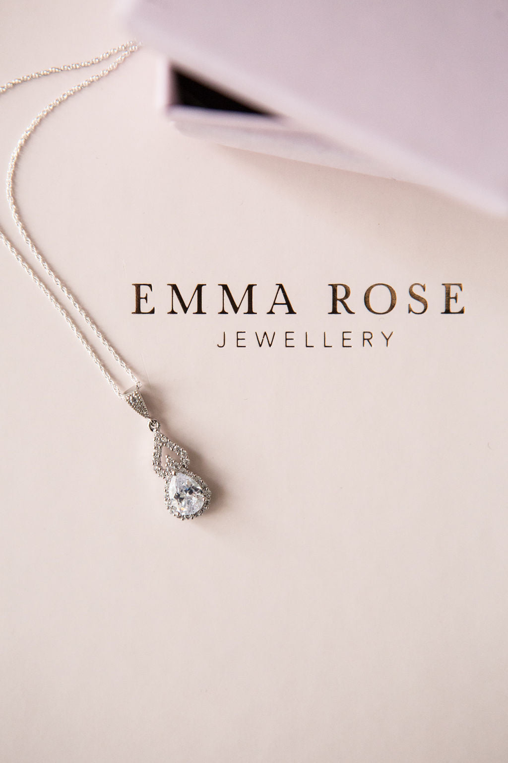 Delicate Drop Bridal Necklace Jewellery Set